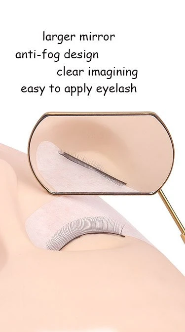 square shape lash extension mirror
